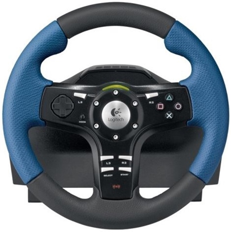 LIKE NEW Logitech on sale Playstation 2 driving force feedback wheel